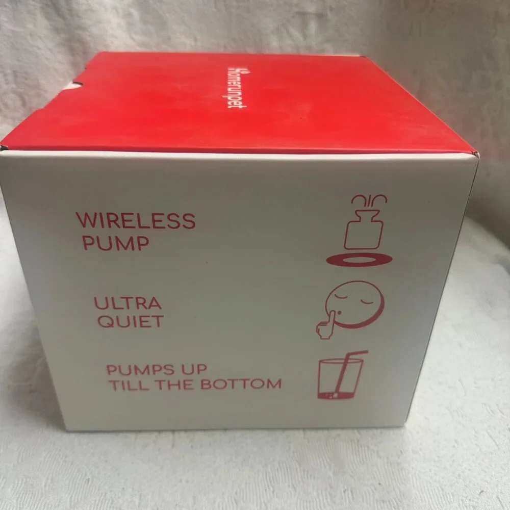 HomeRunPet Silent Pet Water Fountain, 67 oz/2L, Pet Fountain Wireless Pump New